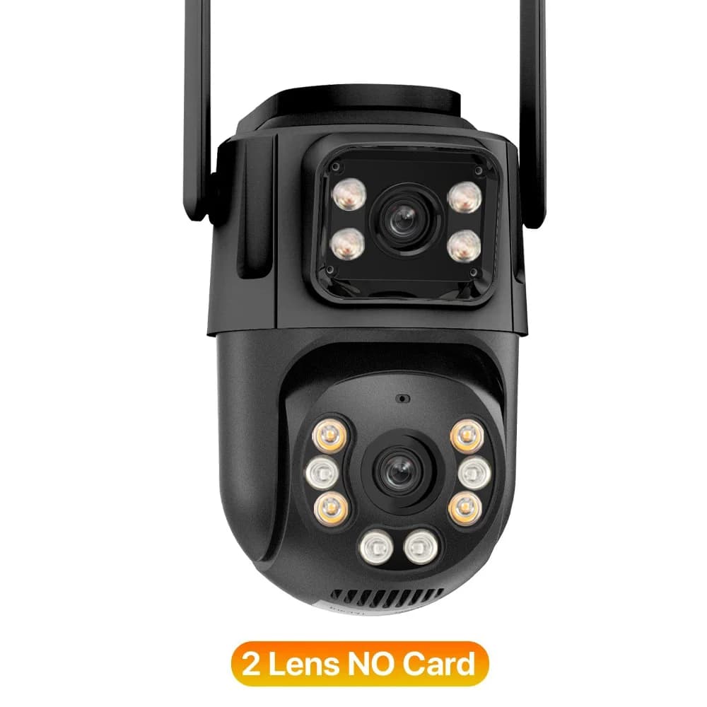 WONSDAR 3-Lens 3-Screen WIFI IP Camera 2-Lens 2-Screen PTZ Camera Human Detection IP66 Waterproof CCTV Video Surveillance ICsee