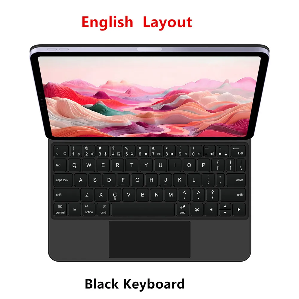 Magic Keyboard Folio For Xiaomi Pad 7 2024 Mi Pad 7 8 Pro 11.2' Tablet Smart Case For Xiaomi Pad 8 Spanish German Keyboard Cover