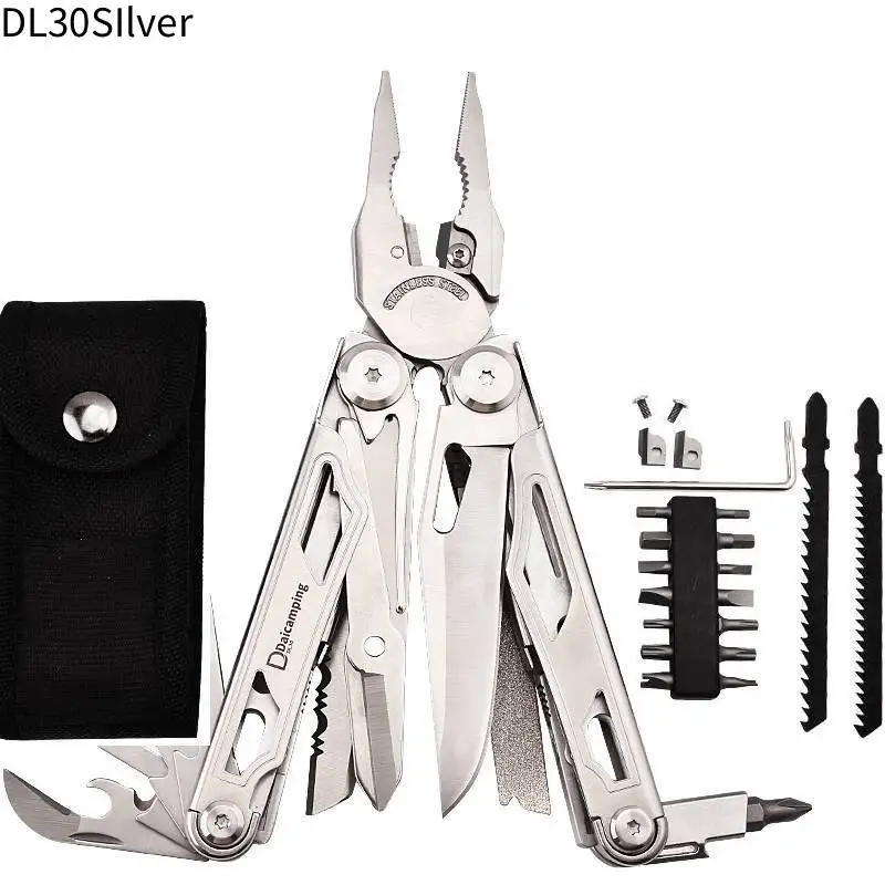 Daicamping DL30 DL301 DL25 Diy Multi Tool Folding  Knife Multi-tool Clamp EDC Manual Hand Tools Multifunctional Plier Multitools