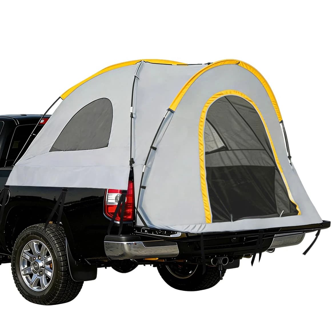 Waterproof 210D Oxford Truck Bed Tent – Quick Setup Double Layer Camping Shelter with Sealed Floor – Fits Pick-Up Trucks – Ideal for Outdoor Adventure, Travel, Camping