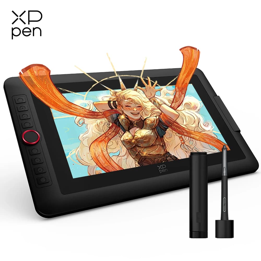 XPPen Artist 13.3 Pro V2 Drawing Monitor Digital Graphics Tablet 13.3 Inch Screen Full-Laminated Pen Display with X3 Pro Stylus