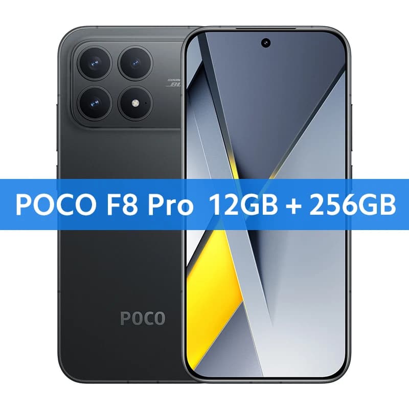 Global Version Poco F8 Pro Smartphone 120Hz Display Snapdragon 8 Elite 50Mp Triple Camera with Ois 6.59" Amoled Display