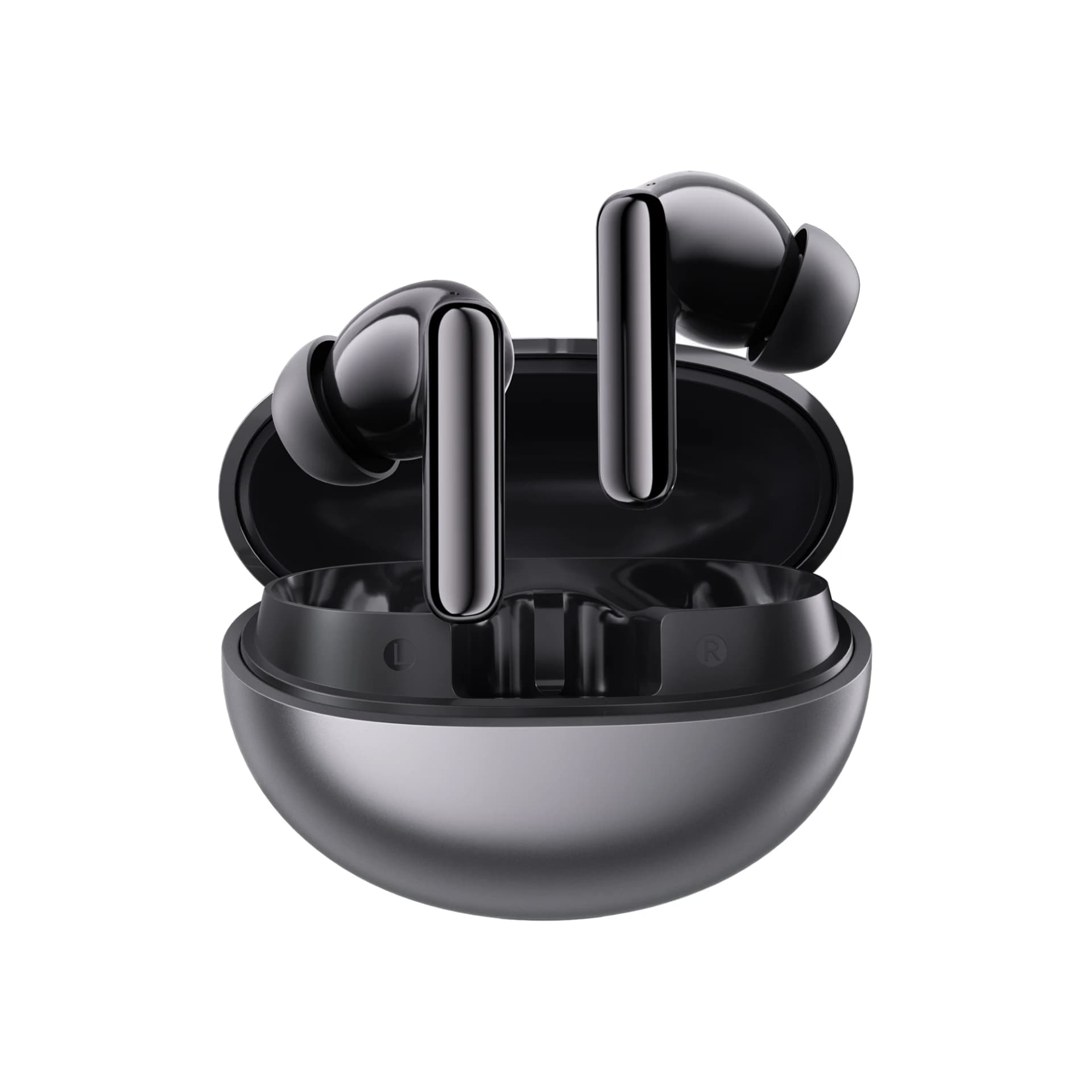 HAYLOU Flowbuds N55 Wireless Earbuds 54dB Adaptive ANC Bluetooth 6.0 LDAC Hi-Res Audio 6-Mic HD Call Earphones 40H Playback IPX5