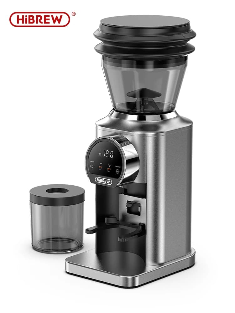 HiBREW G3 Plus 48mm Conical Burr Electric Coffee Grinder Compact Portable Coffee Bean Mill Kitchen for Espresso Turkish Coffee
