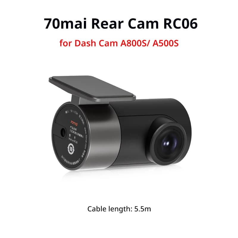 70mai Rear Cam RC06 RC11 RC12 RC14 RC22 Interior FC02 for 70mai 4K A810 A800SE 70mai A510 A200 A500S X800 RC24 RC41 for T800