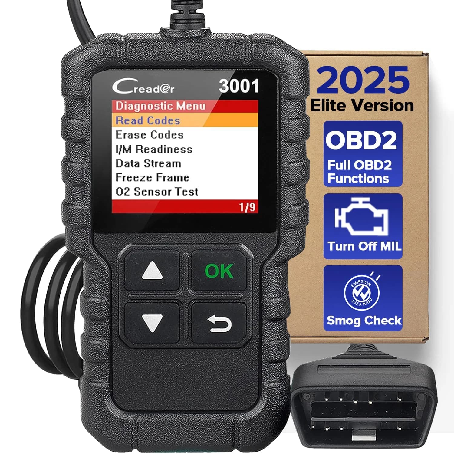 LAUNCH X431 CR3001 OBD2 Car Reader Scanner Support OBDII / EOBD Creader 3001 OBD2 Car Diagnostic Tools PK ELM327/KW850