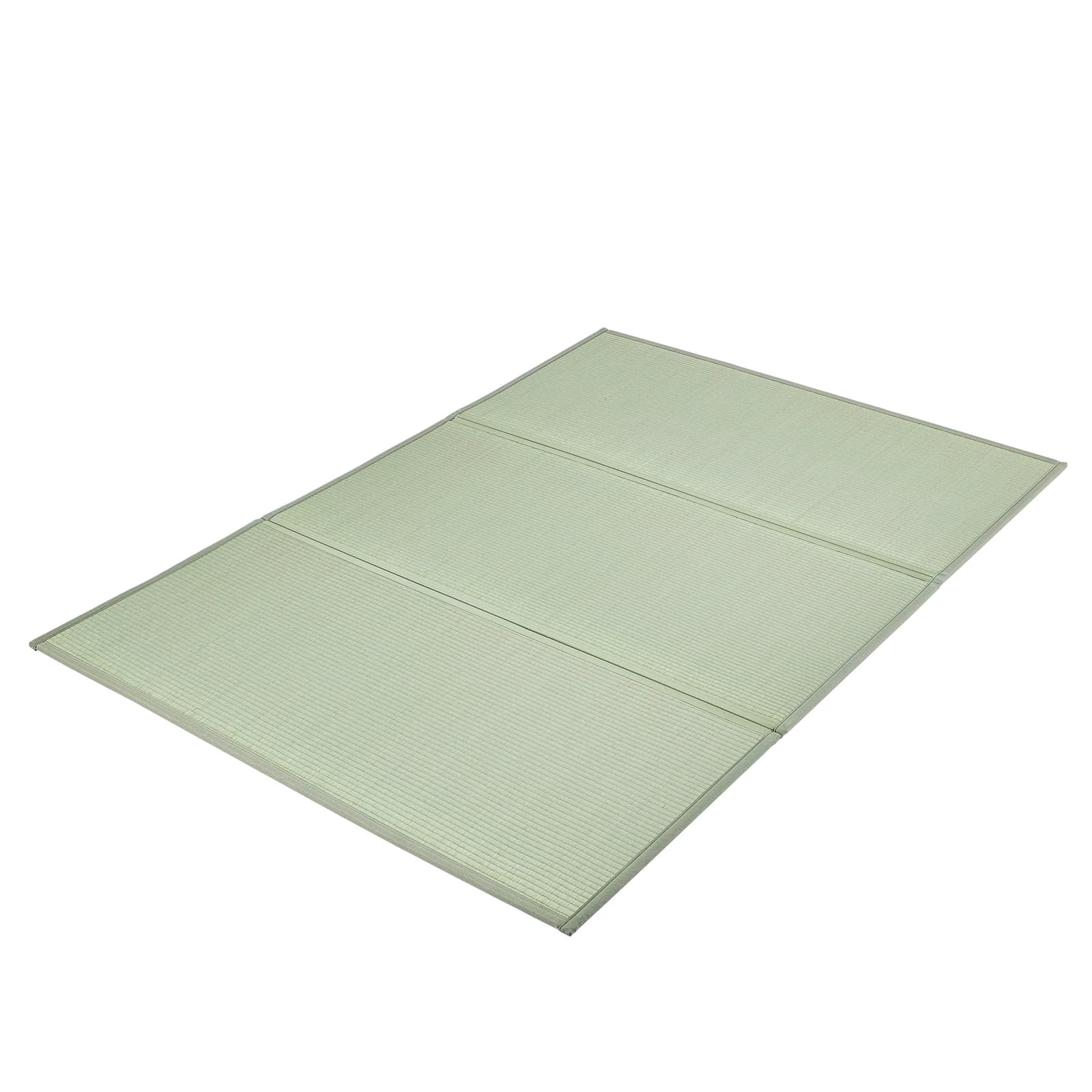 SucceBuy Japanese Tatami Mat Foldable Mattress( Natural Rush Grass) Japanese Floor Mattress with Backing for Sleeping Meditation