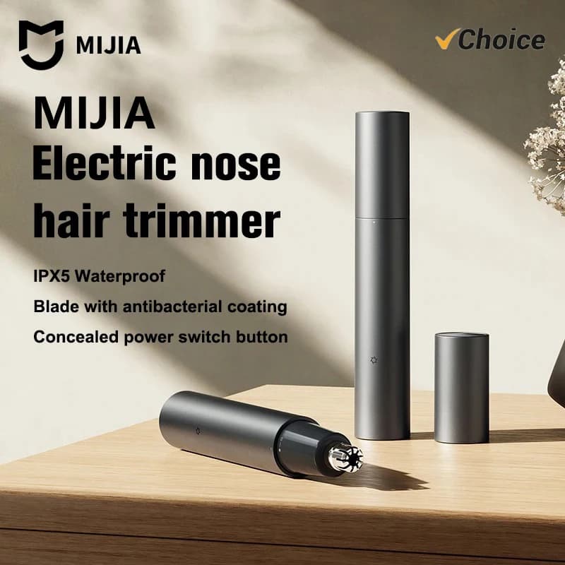 New Mijia Electric Nose Hair Trimmer Nose Hair Portable Rechargeable Nose Hair Trimmer Mini Trimmer Nostril Cleaner CN