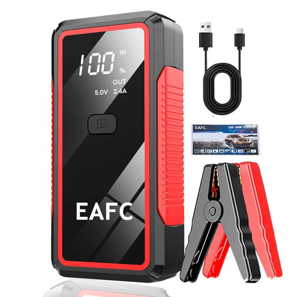 EAFC 3000A Car Jump Starter Big Power Bank Car Battery Booster 12V Car Starting Device for Petrol 6.0L Diesel 4.0L