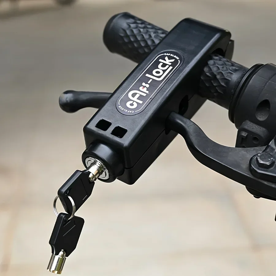Portable Electric Bike Brake Handlebar Lock Anti Theft Universal Fit Scooter Motorcycle Safety Security Device