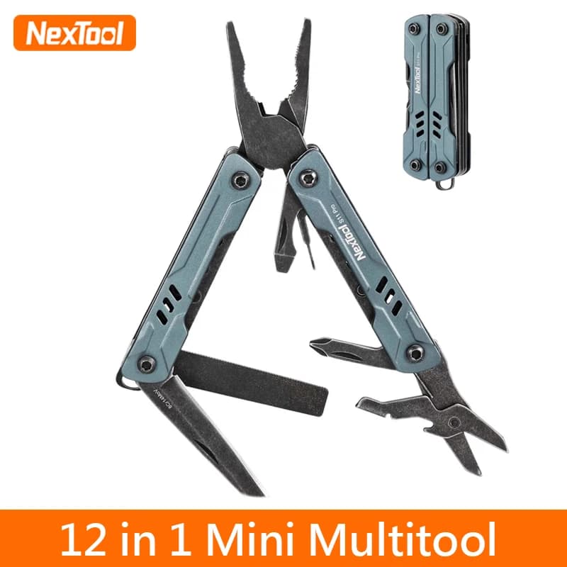 NexTool Mini Sailor S11 Pro 13-In-1 Multi Tool Pliers Pocket Knife Folding Tools Wire Cutters EDC Card Pin Screwdriver Scissors