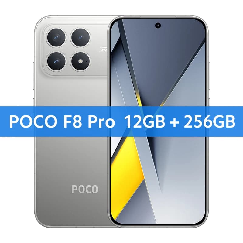 Global Version Poco F8 Pro Smartphone 120Hz Display Snapdragon 8 Elite 50Mp Triple Camera with Ois 6.59" Amoled Display