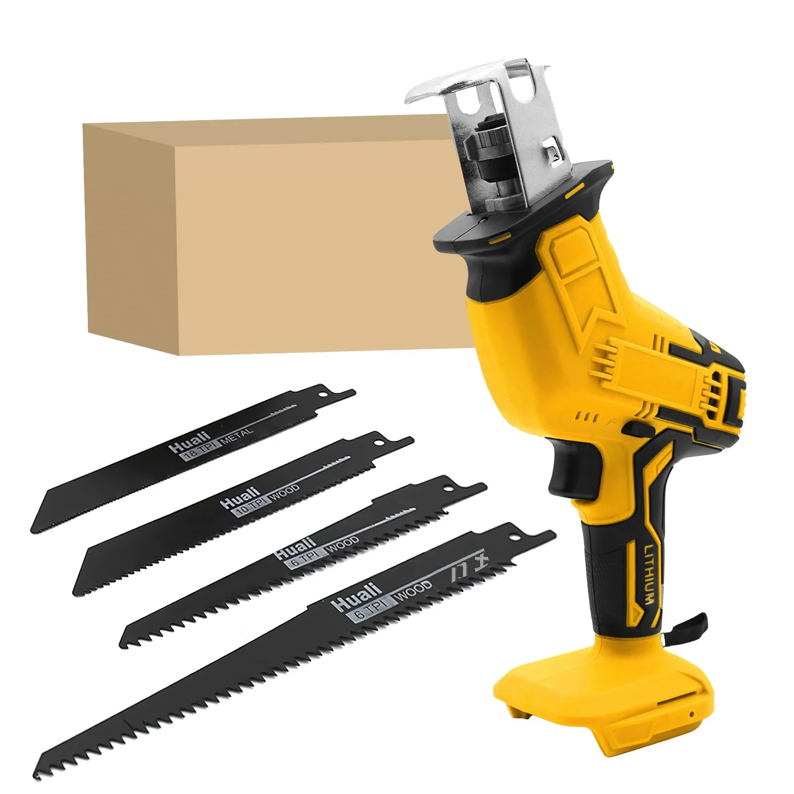 Cordless Reciprocating Saw Variable Speed High-Power Electric Saber Saw Wood PVC Cutting Power Tools For Dewalt 20V Battery