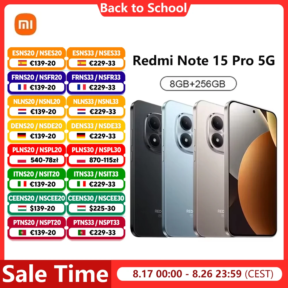 Xiaomi Redmi Note 15 Pro Plus 5G 8GB 12GB 256GB 512GB 6.83-inch NFC Snapdragon 7s Gen 4 200MP Dolby Atmos®Camera