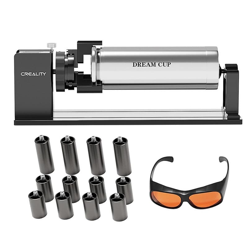 Creality Falcon A1 10W FDA Class 1 Laser + Rotary Kit + Laser Bed