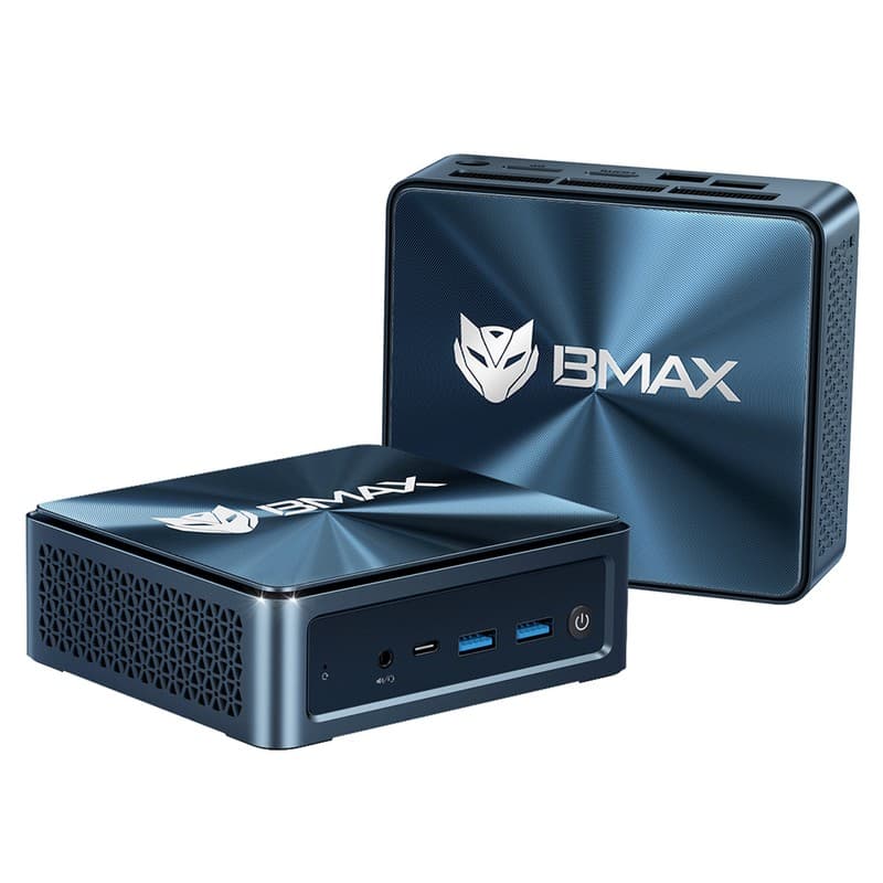 BMAX B11 Pro Mini PC, Intel Core Ultra 5 115U 8 Cores 10 Threads Max 4.2GHz, 16GB LPDDR5 RAM 512GB PCIe NVMe SSD, Dual Copper Heat Pipes, DP+HDMI+Type-C Triple Display, WiFi 6 Bluetooth 5.2, 2.5G RJ45, 2*USB3.2, 2*USB2.0