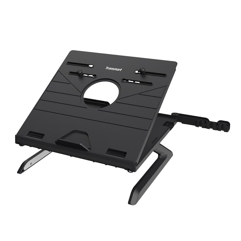 Tronsmart D07 Adjustable Laptop Stand, 9-Level Height Adjustment, 7–27cm Height, 0–42° Adjustable Angle, Compatible with 10–17" Laptops, 10kg Load Capacity