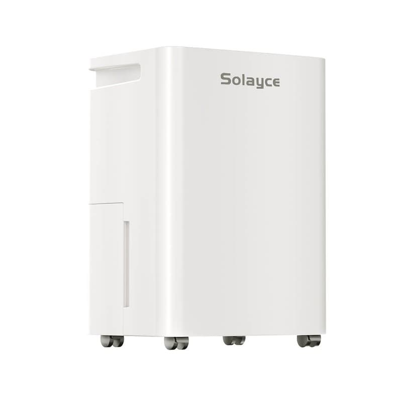 Refurbished Solayce PD12R-02EE Dehumidifier 12L/24h, 3.2L Large Water Tank, Digital Humidity Display, Coverage Area 35㎡(376 sq. ft), 24H Timer, Ideal for Laundry Drying, Bedroom, Basement, Garage & Kitchen