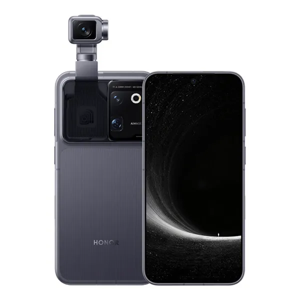 Original Huawei Honor Robot Phone Google Play 12GB RAM 512GB ROM Snapdragon 8 Gen5 200.0MP OTG NFC 7060mAh Android 6.31" 120Hz OLED Full Screen IP54 Waterproof Cell Phone (12GB+512GB)