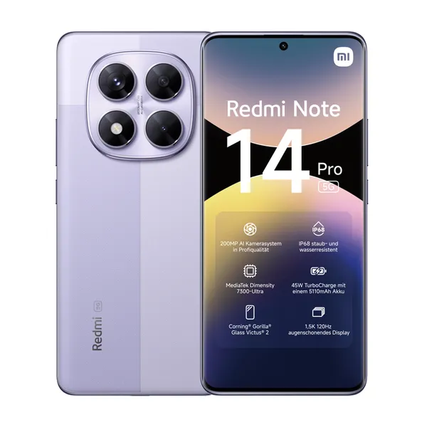 Redmi Note 14 Pro 5G Global Version Smartphone (12GB+512GB)