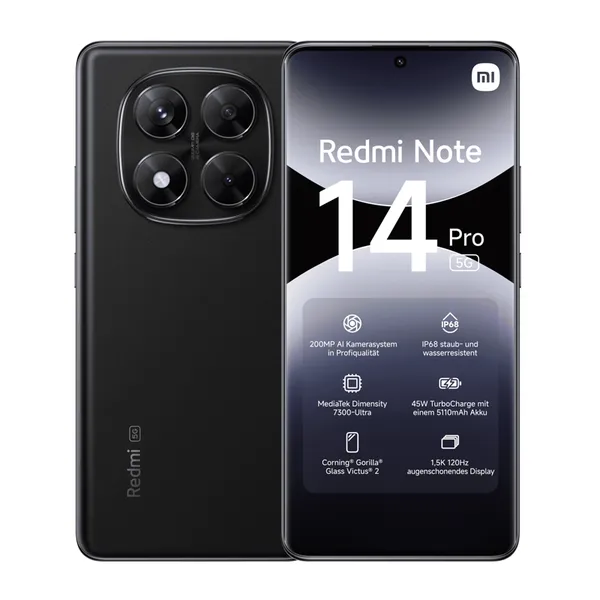 Redmi Note 14 Pro 5G Global Version Smartphone (8GB+256GB)