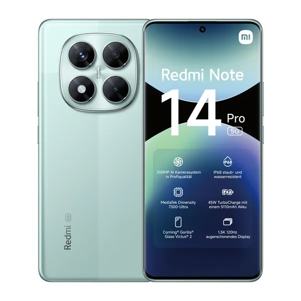 Redmi Note 14 Pro 5G Global Version Smartphone (12GB+256GB)